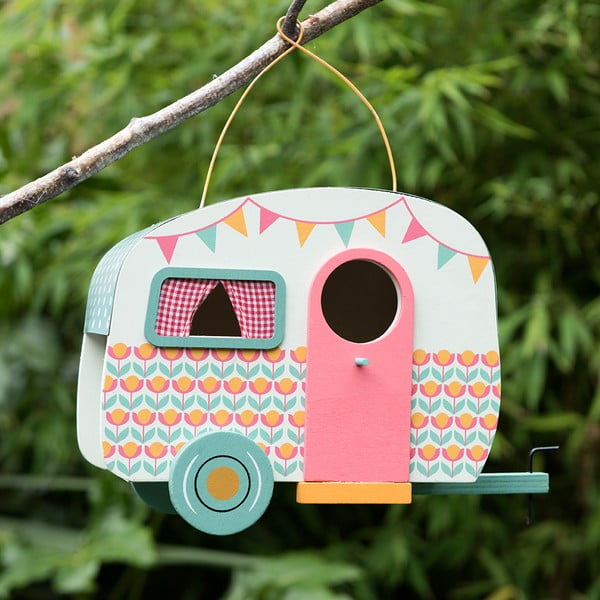 Medinis karavano formos namelis paukščiams Rex London Frank-image-1