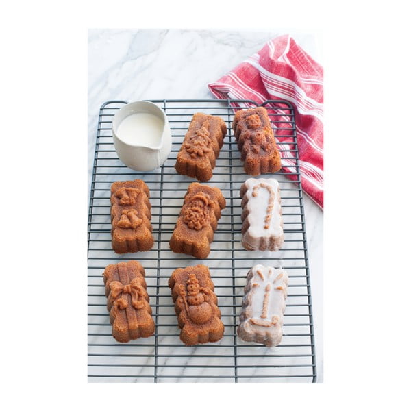 Sidabrinės spalvos kepimo forma 8 sausainiams Nordic Ware Christmas, 1,4 l-image-2