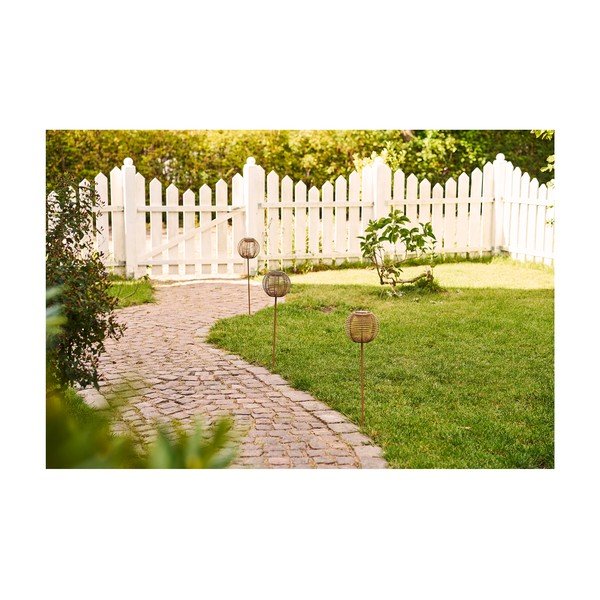 Lauko šviestuvas LED įstatomas į žemę saulės baterijos ø 17 cm Carlisle – House Nordic-image-4