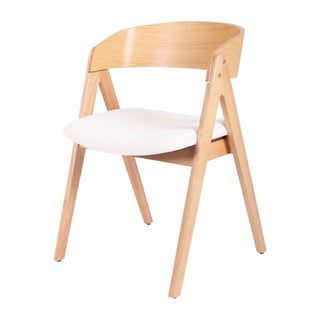 2 gummedžio valgomojo kėdžių su balta sėdyne rinkinys sømcasa Rina