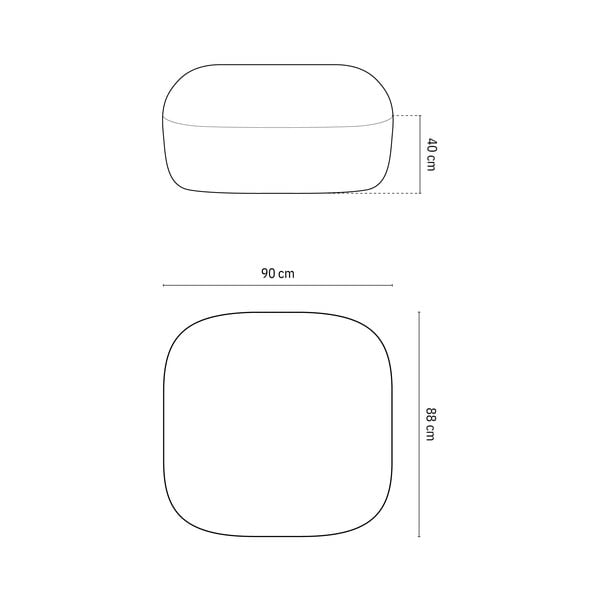 Iš boucle taburetė žalios spalvos Jenny – Micadoni Home-image-2