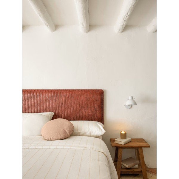 Baltos spalvos sieninė lempa Offelis – Kave Home-image-3
