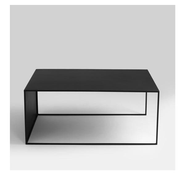 Juodas kavos staliukas CustomForm 2Wall, ilgis 100 cm-image-3