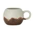 Rudos spalvos/kreminės spalvos iš akmens masės puodelis 410 ml Paula – Bloomingville