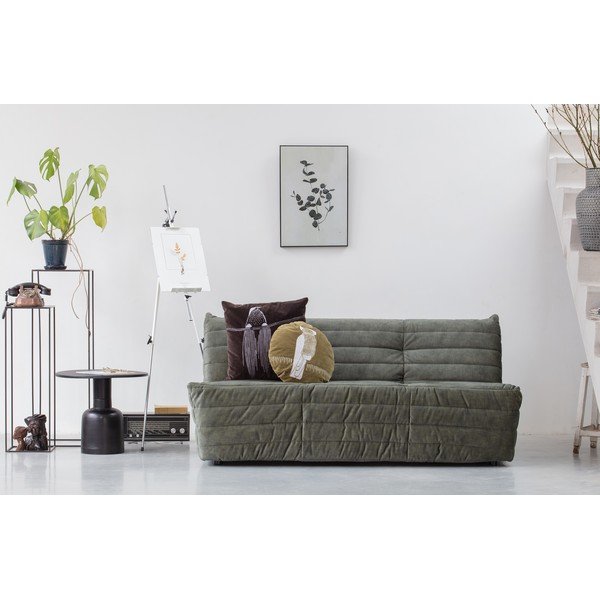 Iš velveto sofa žalios spalvos 160 cm Bag – WOOOD-image-4