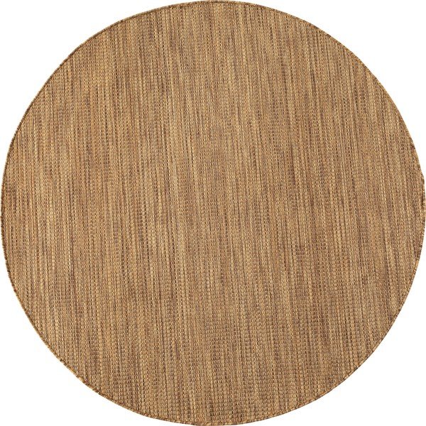 Rudos spalvos apvalios formos lauko ir vidaus kilimas ø 120 cm Mira 1450 – Ayyildiz Carpets