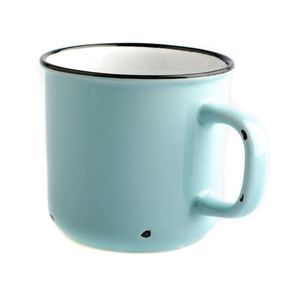 Šviesiai mėlynas keraminis puodelis "Dakls", 440 ml