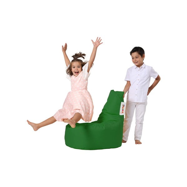 Vaikiškas sėdmaišis tamsiai žalios spalvos Baton – Floriane Garden-image-3