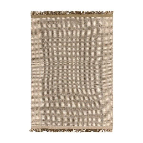 Rankų darbo iš vilnos kilimas šviesiai rudos spalvos 200x290 cm Avalon – Asiatic Carpets