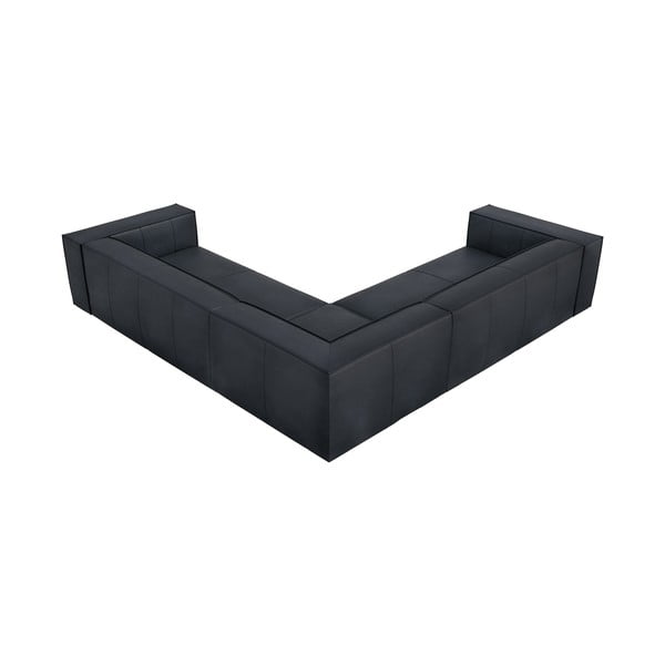 Iš odos kampinė sofa tamsiai mėlynos spalvos (kintama) Madame – Windsor & Co Sofas-image-1
