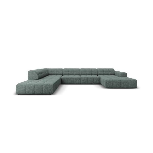 Kampinė sofa turkio spalvos (su kairiuoju kampu/„U“ formos) Chicago – Cosmopolitan Design