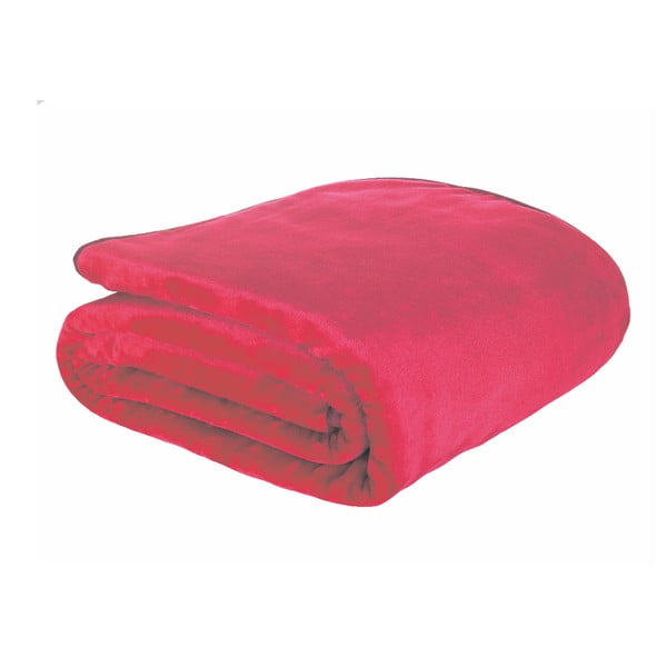 Raudona antklodė Catherine Lansfield Basic Cuddly, 200 x 150 cm