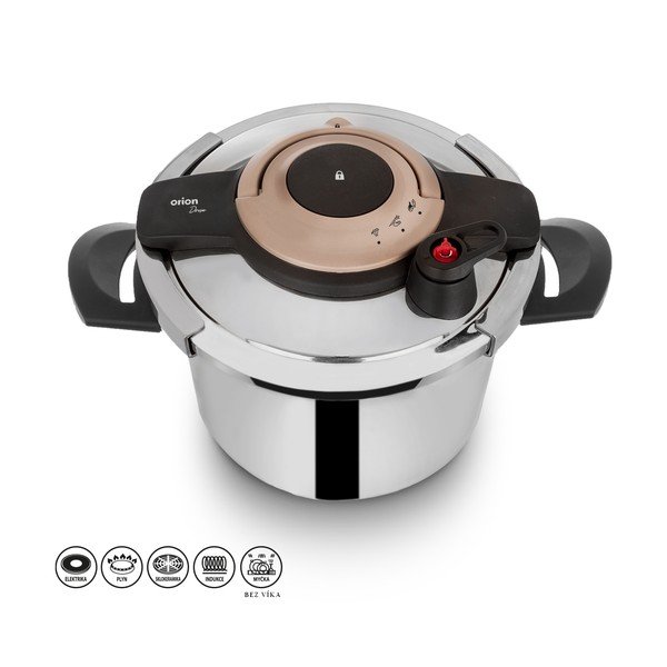 Nerūdijančio plieno slėginė viryklė 5 l Drone - Orion-image-1