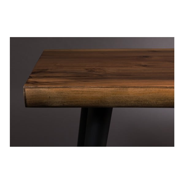 Suoliukas su juodomis plieninėmis kojomis Dutchbone Alagon, 160 cm ilgio-image-2