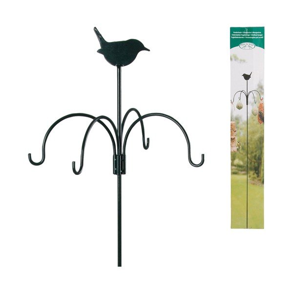 Esschert Design tamsiai žalios spalvos lesyklėlė paukščiams su kvapu, aukštis 148 cm-image-2