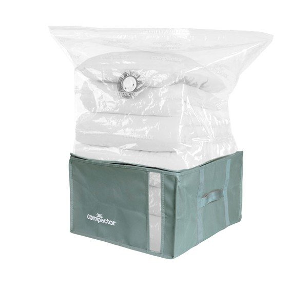 Žalioji drabužių laikymo dėžė "Compactor XXL Green Edition 3D Vacuum Bag", 125 l-image-1