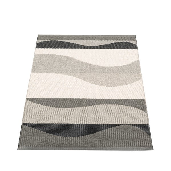 Pilkos spalvos lauko ir vidaus kilimas 70x100 cm Urvi Metal – Pappelina-image-2