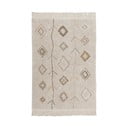 Skalbiamas/rankų darbo iš medvilnės kilimas smėlio spalvos 140x200 cm Kaarol Earth – Lorena Canals