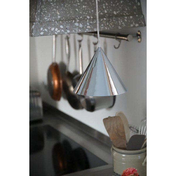 Sidabrinės spalvos iš metalo kabantis šviestuvas ø 19 cm su metaliniu gaubtu Tip – Markslöjd-image-4