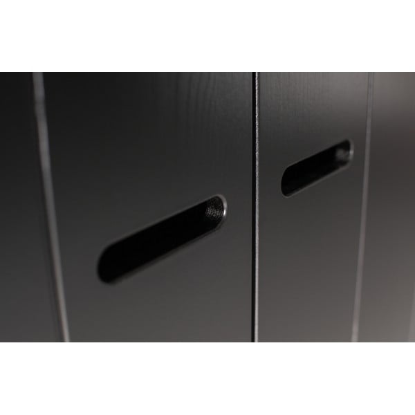 Juoda pušies medienos konstrukcijos spinta WOOOD Connect, 94 cm pločio-image-4