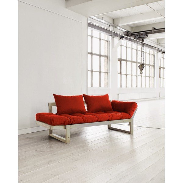 Sofa "Karup Edge Natural/Red-image-1