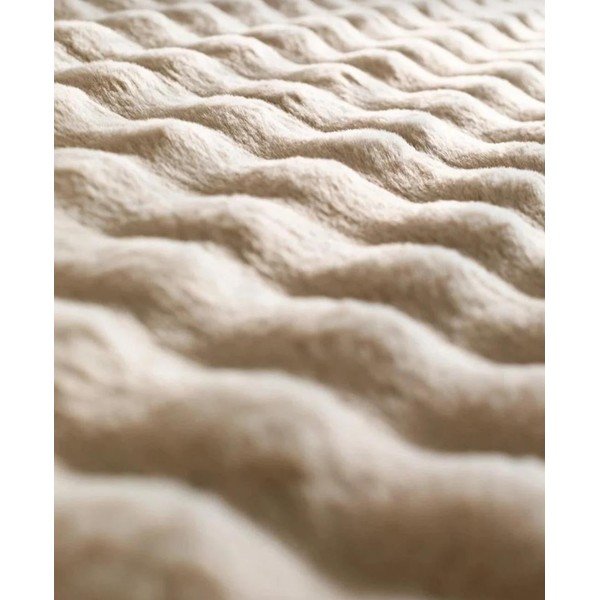 Skalbiamas apvalios formos kilimas smėlio spalvos ø 120 cm Bubble Cream – Mila Home-image-3
