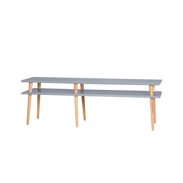 Tamsiai pilkas kavos staliukas "Ragaba Mugo", 159 cm