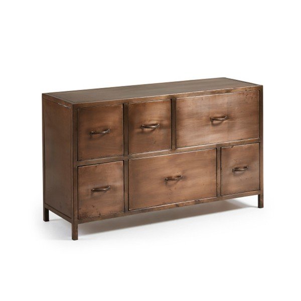 Vario spalvos metalinė komoda "La Forma Elma