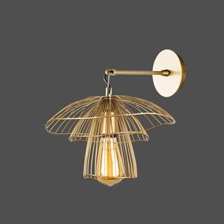 Aukso spalvos sieninis šviestuvas Squid Lighting Root, aukštis 36 cm