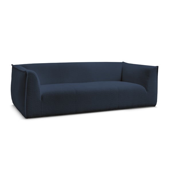 Tamsiai mėlynos spalvos iš boucle sofa 242 cm Giorgia – Bobochic Paris-image-3