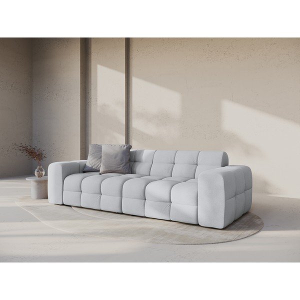 Šviesiai pilkos spalvos sofa 255 cm Kendal – Micadoni -image-1