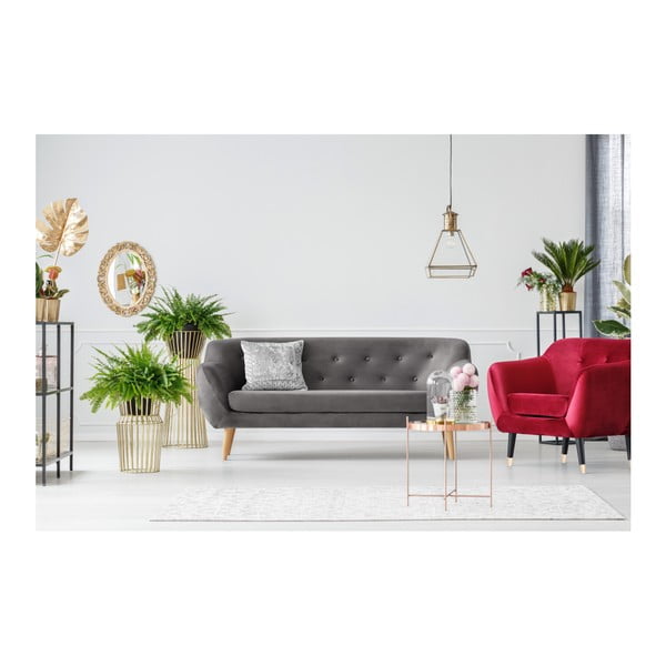 Pilka trijų vietų sofa Mazzini Sofas Amelie-image-2