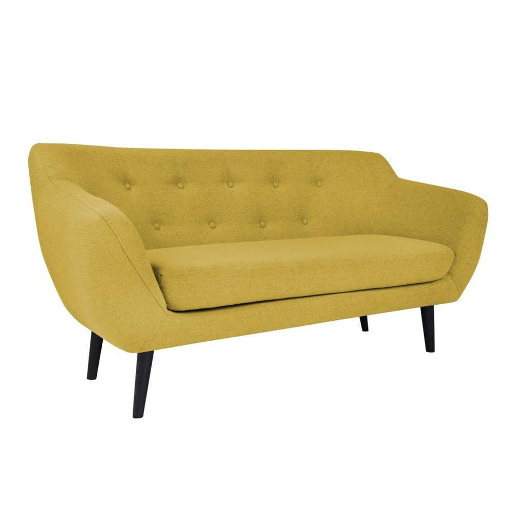 Geltonos spalvos sofa Mazzini Sofas Piemont, 158 cm