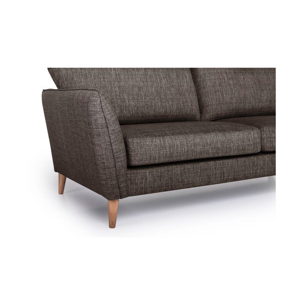 Ruda kampinė sofa Scandic Paris, kairysis kampas-image-2