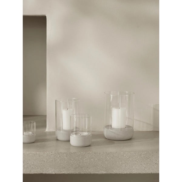 Iš stiklo žvakidės arbatinėms žvakutėms 2 vnt. Calma – Blomus-image-1