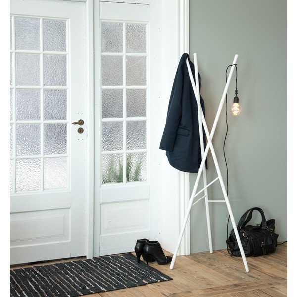 Baltas drabužių stovas Actona Obo-image-1