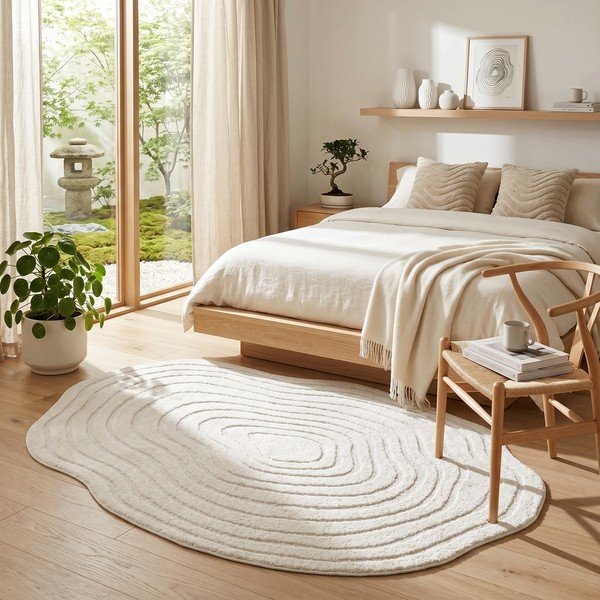 Kreminės spalvos kilimas 160x230 cm Pebble – ESTE-image-4
