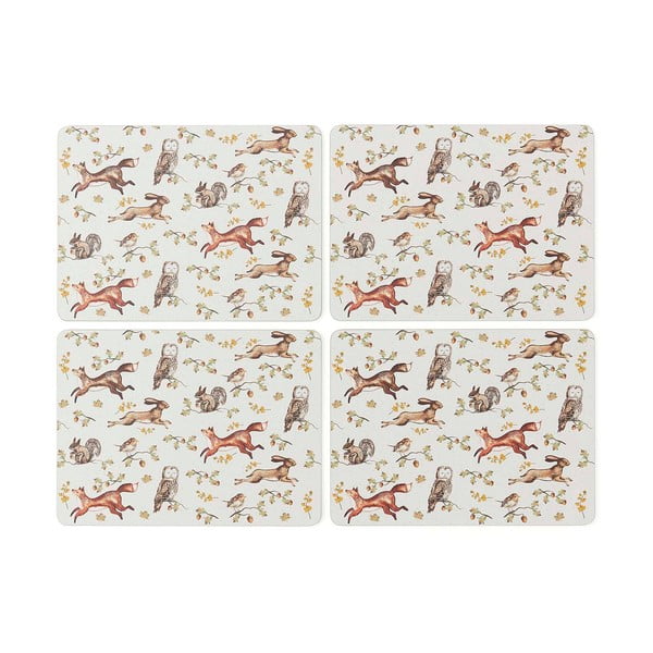 Iš kamščio padėkliukai 4 vnt. 21x29 cm Forest Fable – Cooksmart ®-image-2