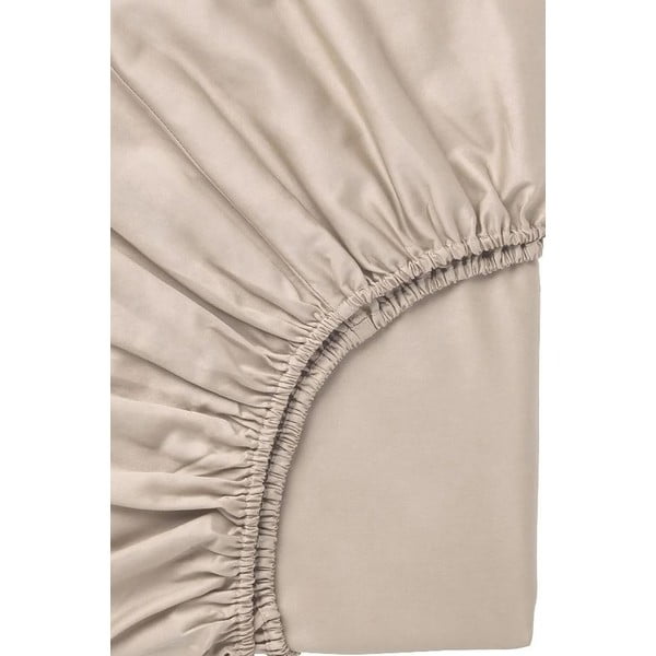 Iš ranforce medvilnės dvigulė/itin ilga patalynė smėlio spalvos su paklode/4 dalių 200x220 cm Amore – Mila Home-image-2
