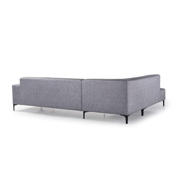 Šviesiai pilka kampinė sofa Scandic Diva, kairysis kampas-image-2