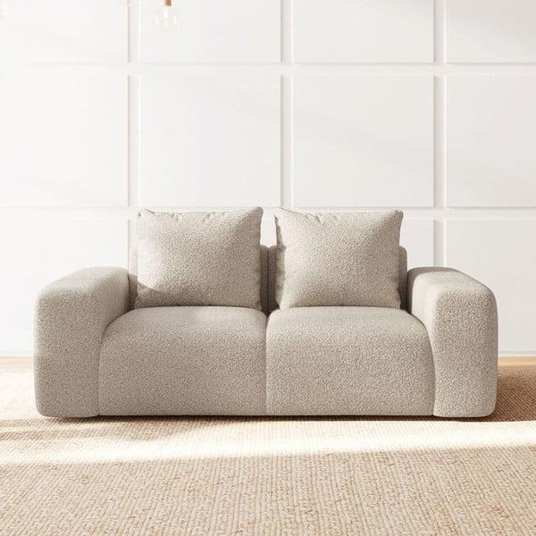 Smėlio spalvos iš boucle sofa 212 cm Monce – Rodier-image-3