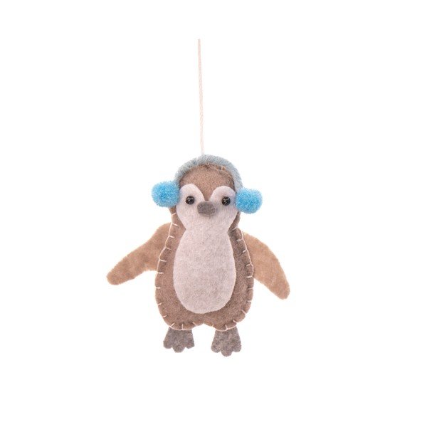 Iš tekstilės rankų darbo eglutės papuošimai 3 vnt. 6 cm Arctic Animals – Sass & Belle-image-1