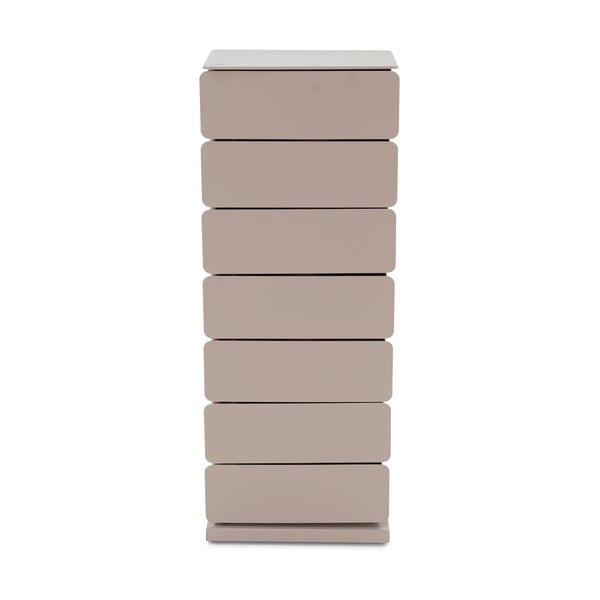 Šoninė spintelė iš metalo pilkos spalvos/smėlio spalvos 37x98,5 cm Joey – Spinder Design