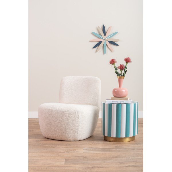 Iš metalo apvalios formos šoninis stalas ø 40 cm Candy Swirl – Leitmotiv-image-1