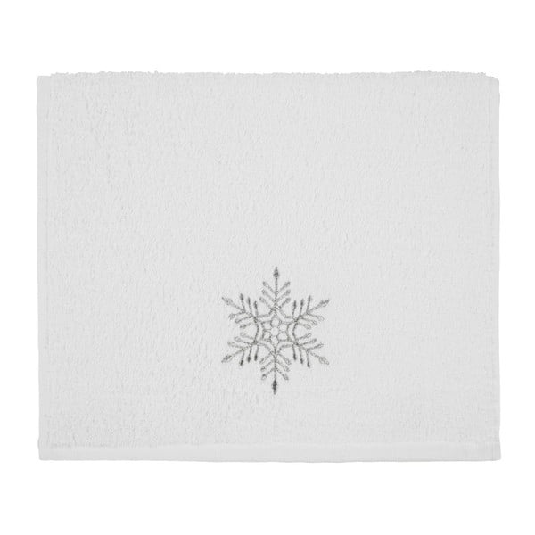 Rankšluostis Christmas Snowflake White, 30 x 50 cm