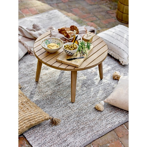 Natūralios spalvos iš akacijos masyvo apvalios formos kavos staliukas ø 64 cm Sorrento – Bloomingville-image-1