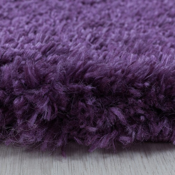 Kilimas tamsiai violetinės spalvos 80x150 cm Fluffy – Ayyildiz Carpets-image-4