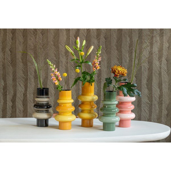 Oranžinės spalvos iš geležies vaza (aukštis 30 cm) Grato – PT LIVING-image-2