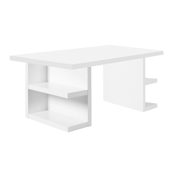 "TemaHome" daugiafunkcinis baltas darbo stalas, 180 cm ilgio