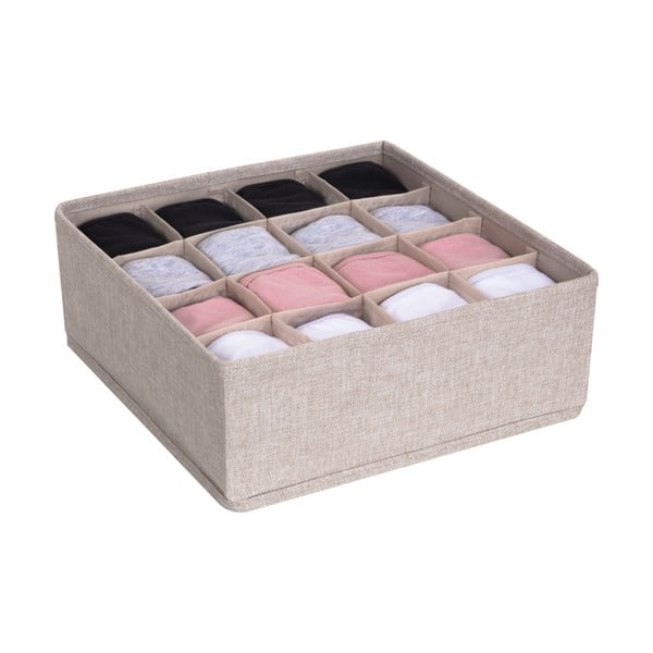 Smėlio spalvos daiktadėžė su 16 skyrių Bigso Box of Sweden Drawer-image-2
